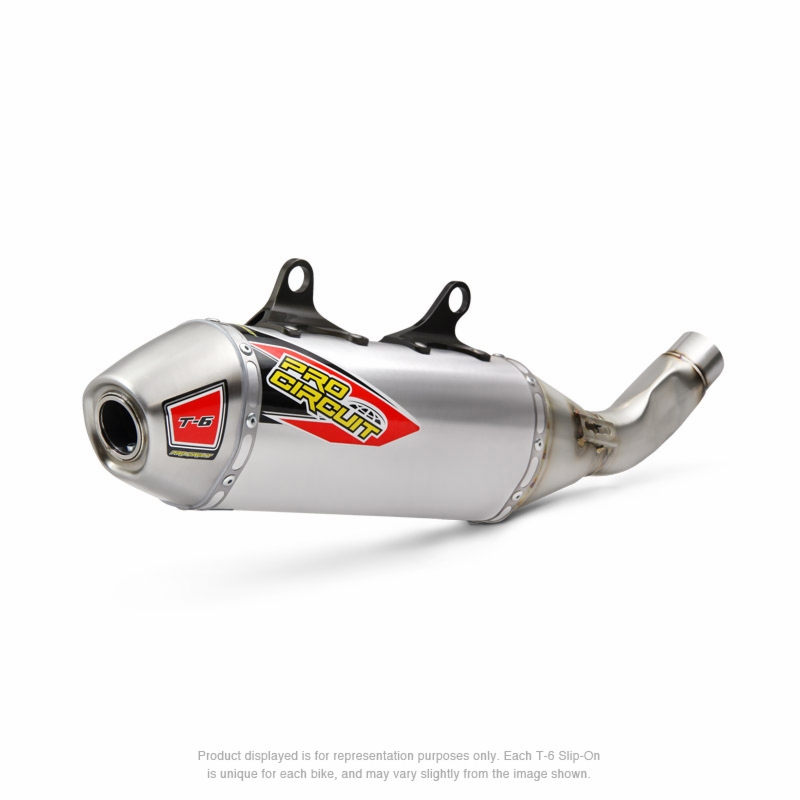 Main image of Pro Circuit T-6 Stainless Slip-On Exhaust KTM/HQV 250 19-22