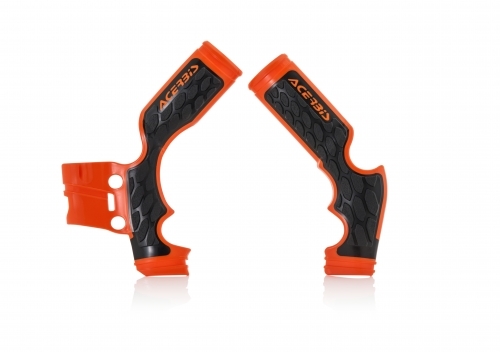 Main image of Acerbis X-Grip Frame Guards (Orange/Black) 65SX 16-22