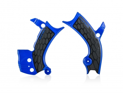 Main image of Acerbis X-Grip Frame Guards (Blue/Black) YZ250/450F 19-22