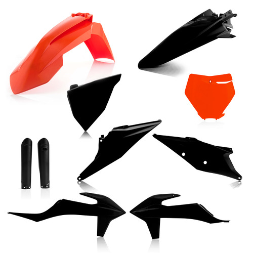 Main image of Acerbis Orange to Black Plastic Kit KTM SX/XC 19-22