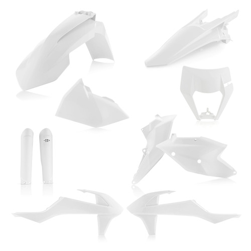 Main image of Acerbis Full Plastic Kit KTM XC-W/EXC-F 17-19 (White)