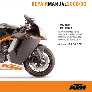 Main image of KTM CD Repair Manual KTM 1190 RC8