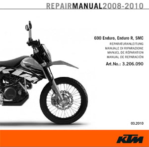 Main image of KTM CD Repair Manual 690 END/SMC 08-10