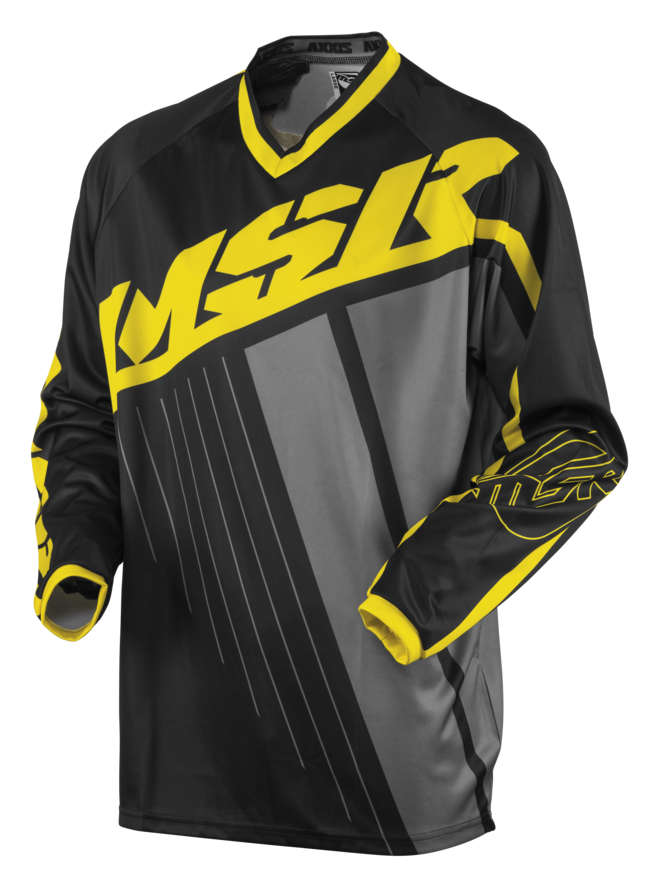 Main image of MSR Axxis Youth Jersey (Blk/Yel/Gry)