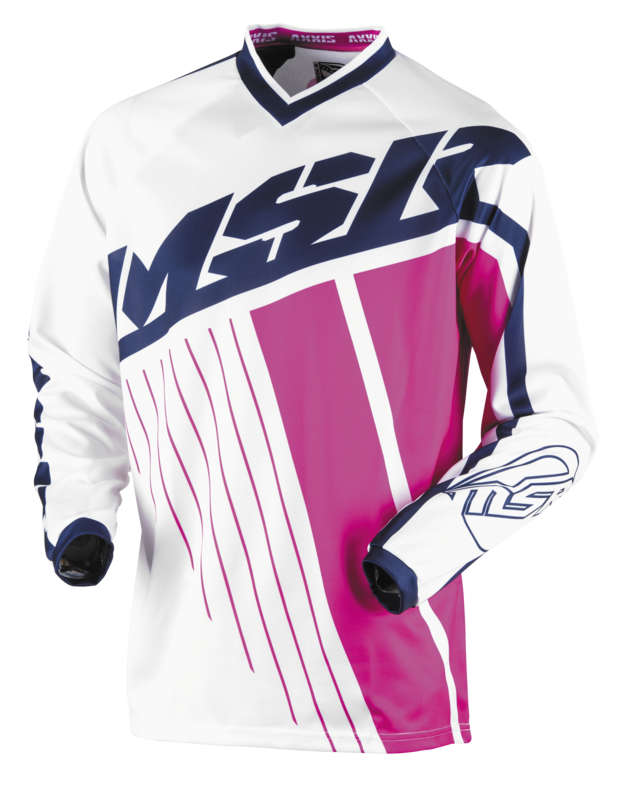 Main image of MSR Axxis Youth Jersey (Wht/Nvy/Pnk)