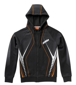 Main image of 2013 KTM MX Hero Hooded SweatJacket (Black)