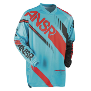 Main image of ANSR Syncron Youth Jersey (Cyan/Red)