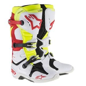 Main image of Alpinestars Tech 10 Boot (White/Red/Yellow)
