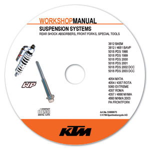Main image of KTM CD Repair Manual WP Suspension 98-03