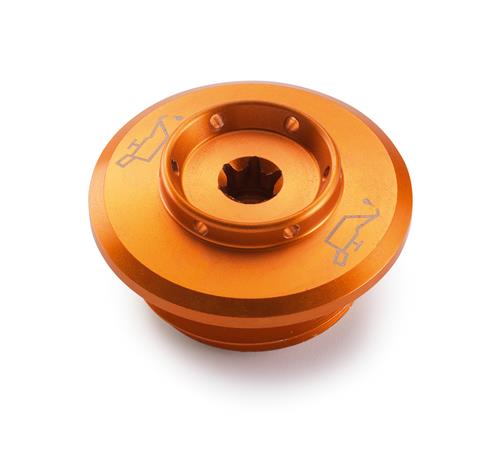 Main image of KTM CNC Oil Fill Plug (Orange) 790/1290