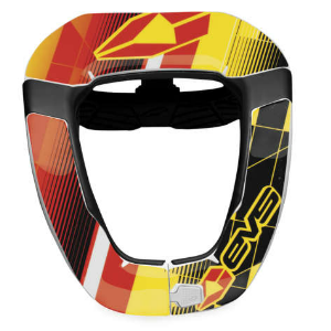 Main image of EVS R4 Race Collar Graphic Kit Crossfade (Yellow)