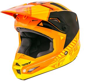 Main image of FLY Racing Elite Onset Helmet (Orange/Yellow)