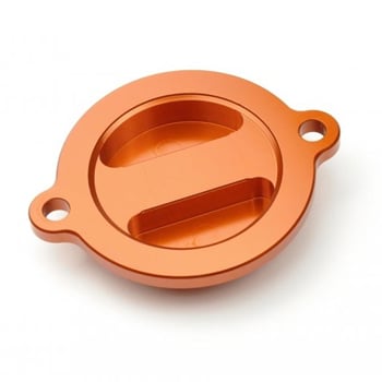 Main image of KTM Oil Filter Cover (Orange) 500/690/1190