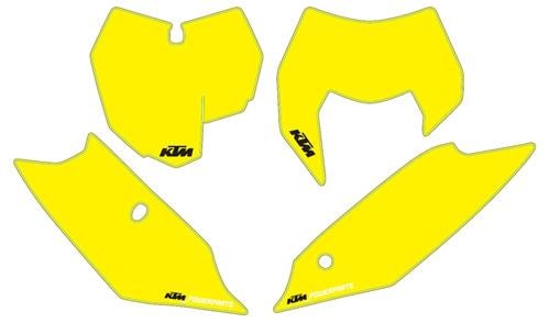 Main image of KTM Number Plate Backgrounds 13-15 (Yellow)