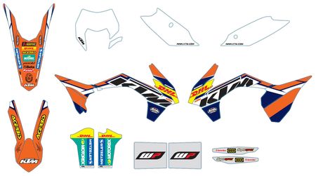 Main image of KTM Factory Enduro Graphic Kit