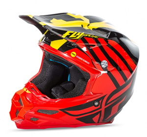 Main image of Fly F2 Carbon MIPS Zoom Helmet Red/Black/Yellow