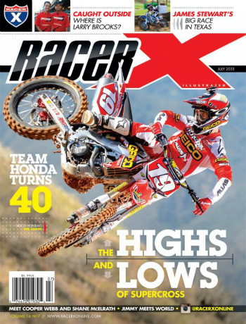 Main image of Racer X Magazine - July 2013 Issue