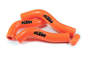 Main image of KTM Orange Radiator Hose Kit 50 SX 09-10