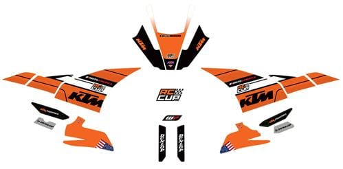 Main image of KTM RC Cup Replica Graphics Kit RC 390