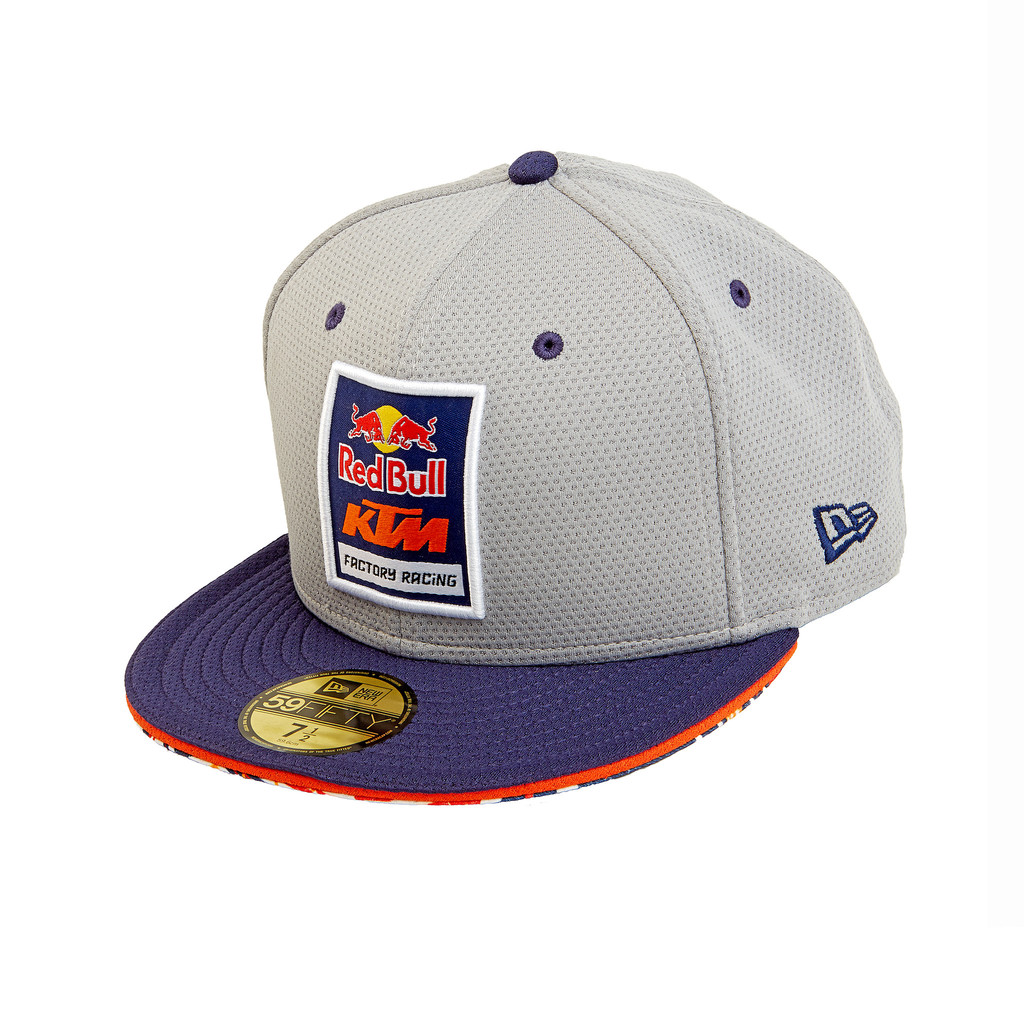Main image of RedBull/KTM Factory Racing Mesh Fitted Hat (Gray/Navy)