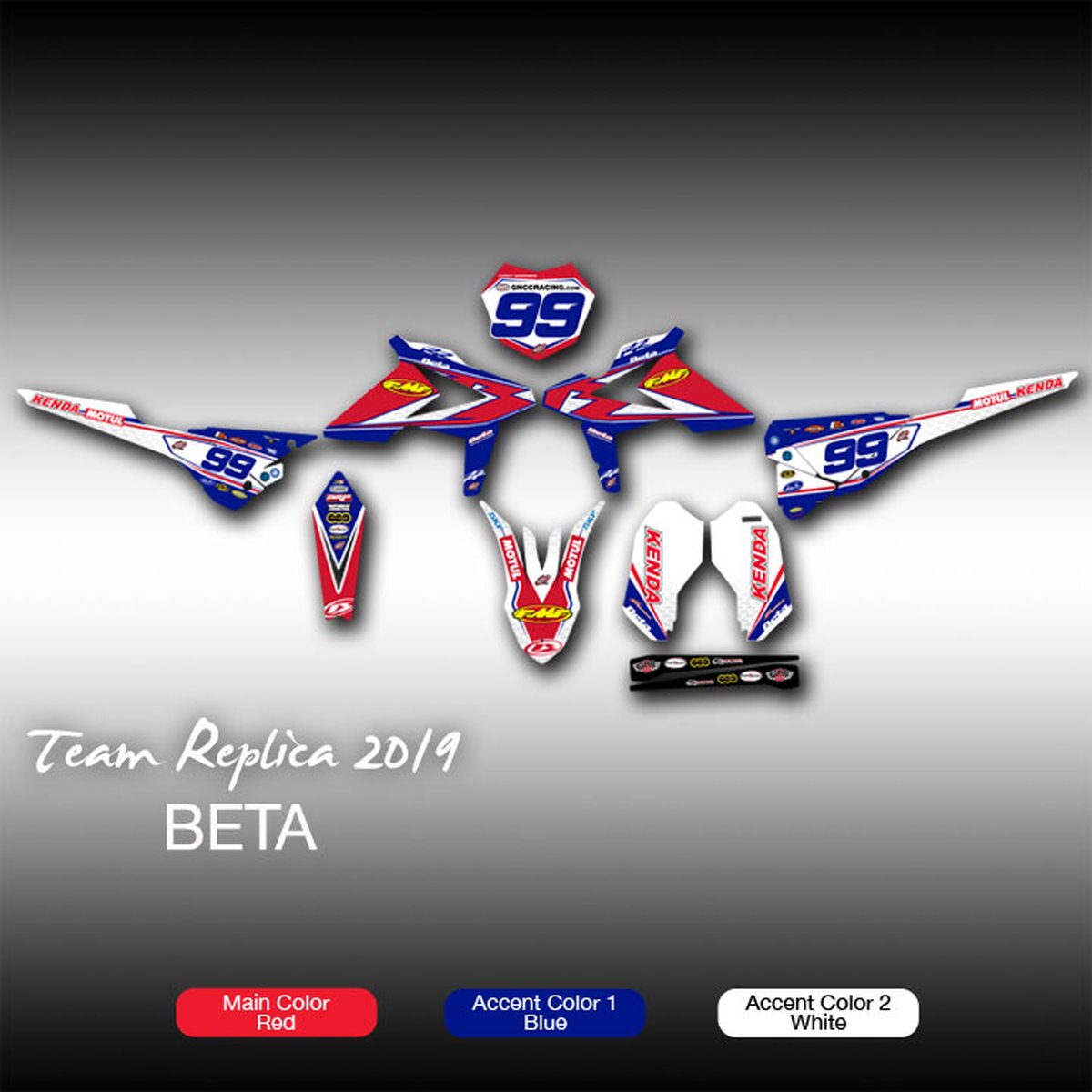 Main image of 2019 Beta Factory Racing Custom Graphics Set