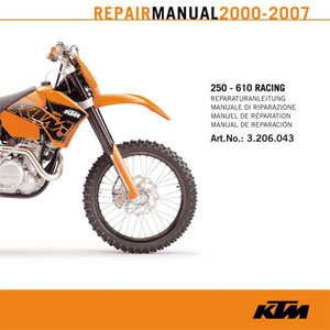 Main image of KTM CD Repair Manual 250-610 RFS 2000-2007